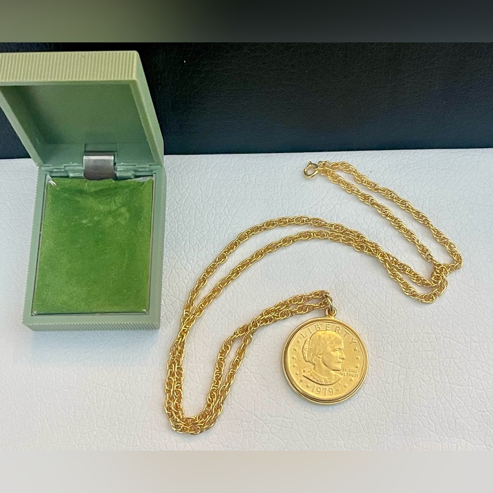 1979 Susan B Anthony Coin Necklace